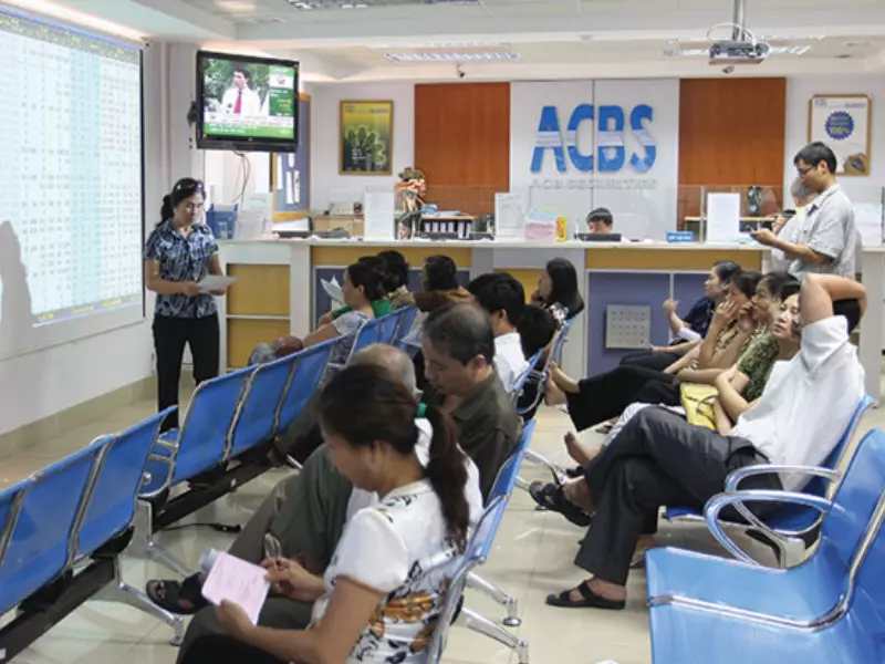 Nhà đầu tư mở tài khoản chứng khoán ACBS