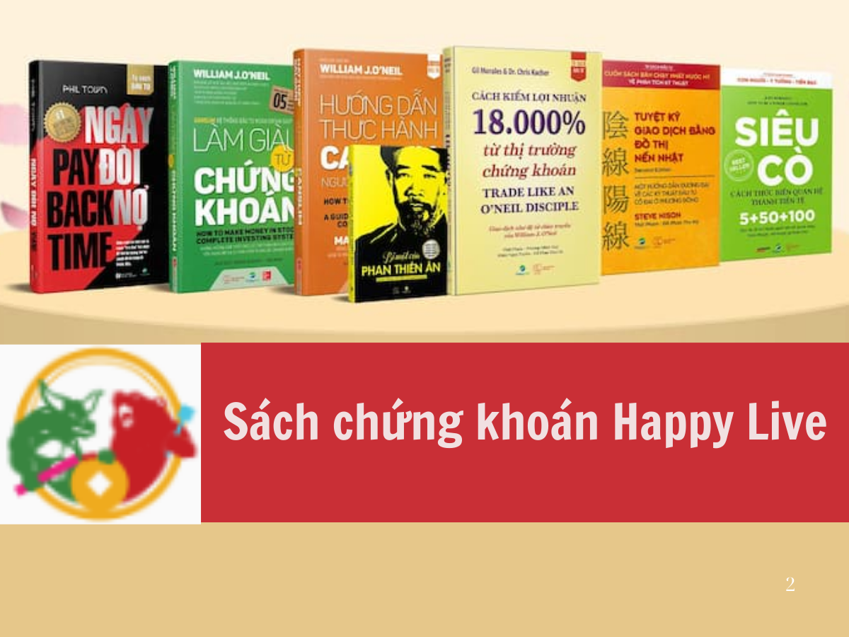 Bộ sách chứng khoán Happy Live phổ biến hay nhất hiện nay
