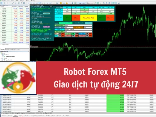 Robot Forex MT5 giao dịch tự động, robot forex MT5 Free